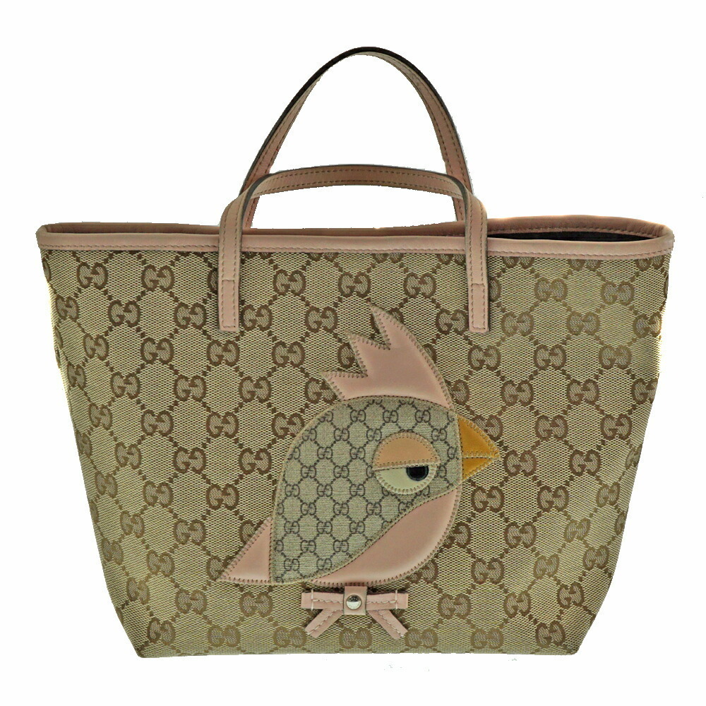 Gucci Tote Bag GG Canvas Brown